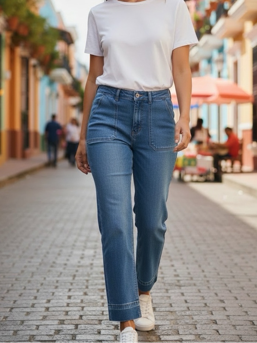 Universal Threads High Waist Wide Leg Jeans, 16R